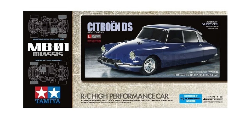 TAMIYA 58734 1/10 RC Citroen DS Chassis MB-01 - Bild 4 von 4