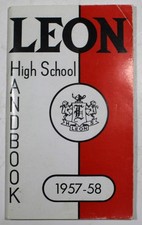 1957 - 58  Leon High School Handbook Tallahassee, Florida