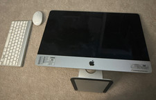 Apple iMac All-in-One Desktop Computer Silver Black Series with Keyboard Mouse