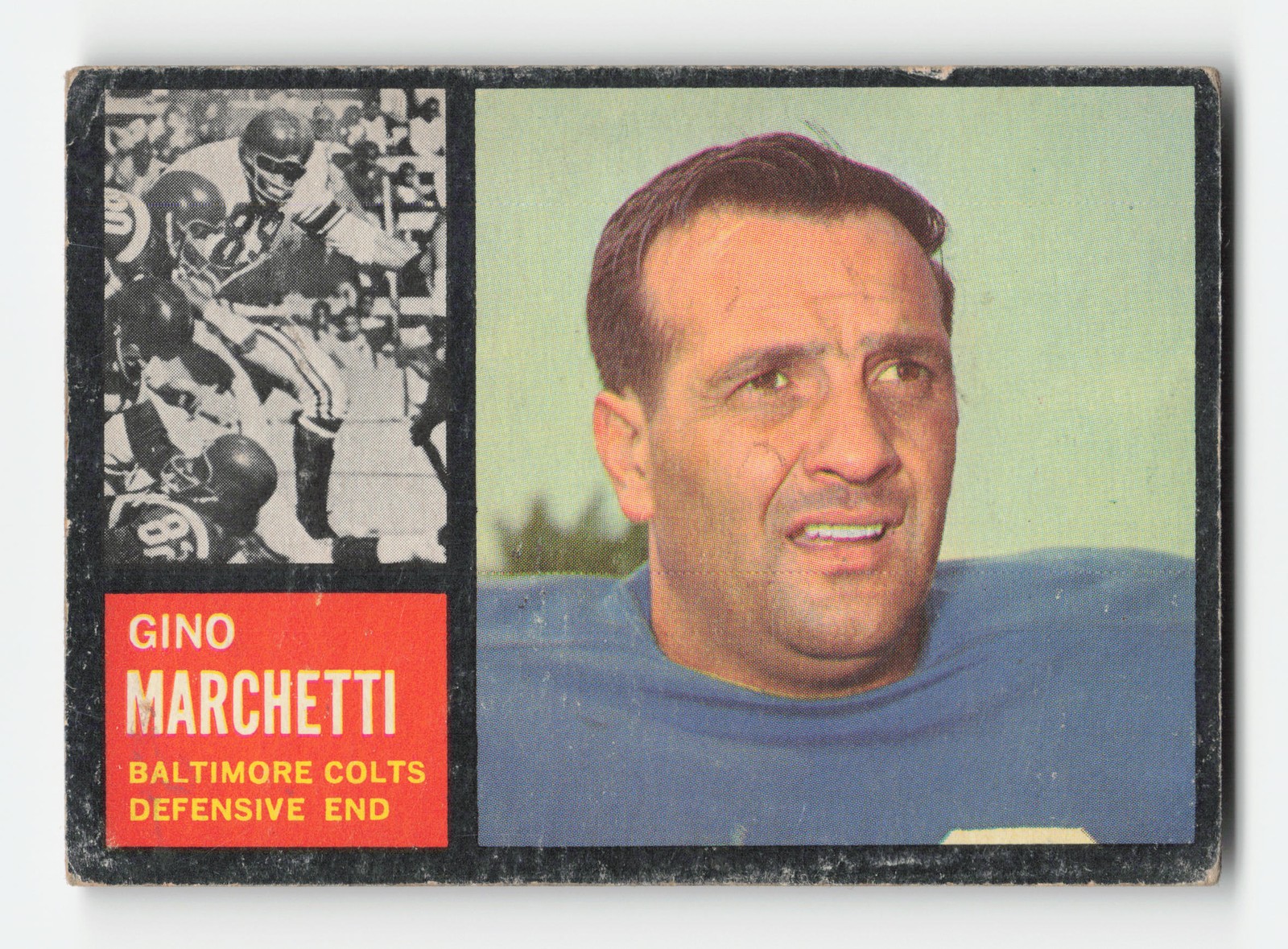 1962 Topps #8 Gino Marchetti Very Good