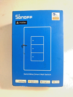 SONOFF SwitchMan WiFi Smart Scene Wall Switch Matter Light Switch Timer Schedule
