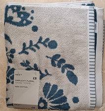 NEW Next Simplicity Floral Hand Towel 100% Cotton