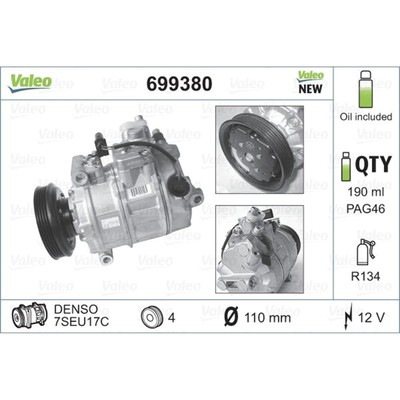 Valeo Klimakompressor für Audi A4 A6 A8