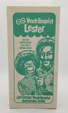 Muñeca ventrílocuo Lester 1973 vintage Goldberger EEGEE Willie Tyler nueva