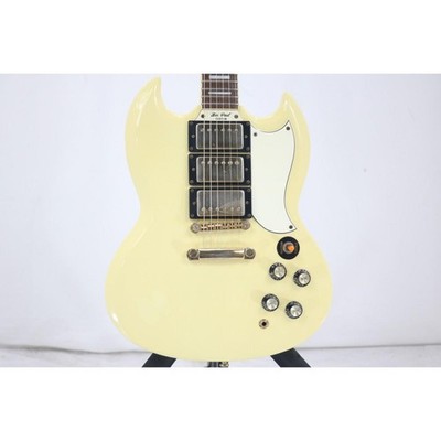 Electric Guitar Epiphone G-400 Custom 2003 Antique White 3 Pickup Korea Made