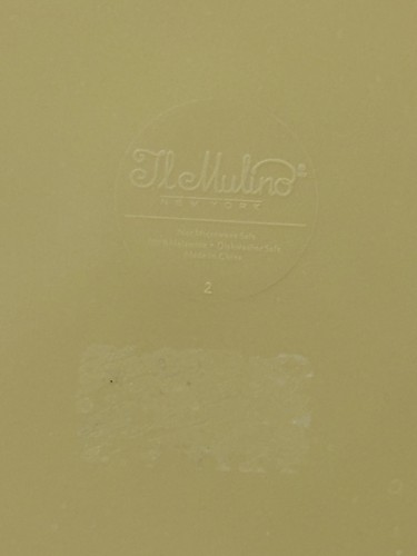 IL Mulino Speiseteller 4er Set Crackle Gelb 100% Melamin 11" New York Sehr guter Zustand - Bild 8 von 9