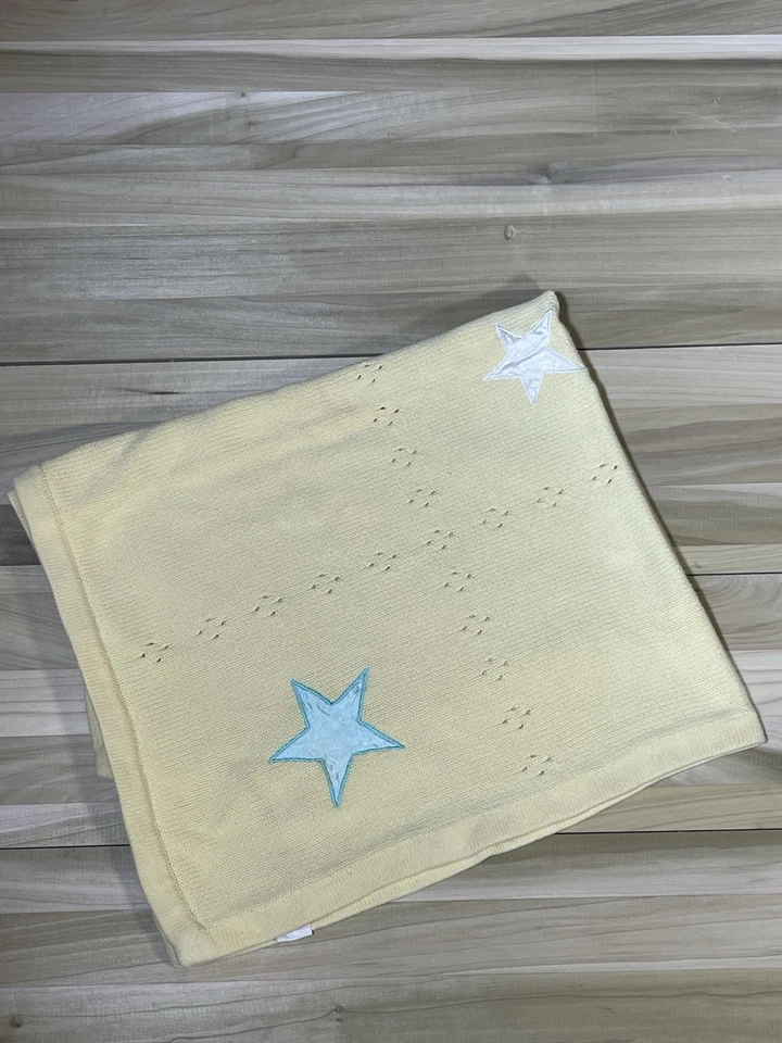 Vintage Gymboree Y2K Años 90 Unisex Amarillo Tejido Bebé Blakey Con Estrella Foto 2 de 4