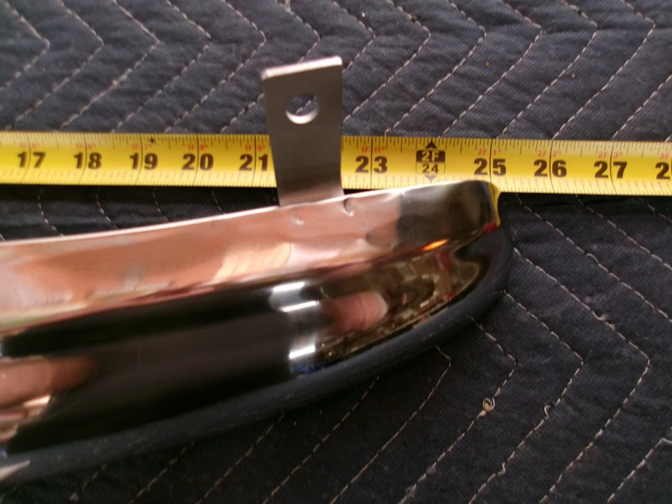 1948-1951 dodge truck b series top hood bar stainless steel - Image 2 of 4