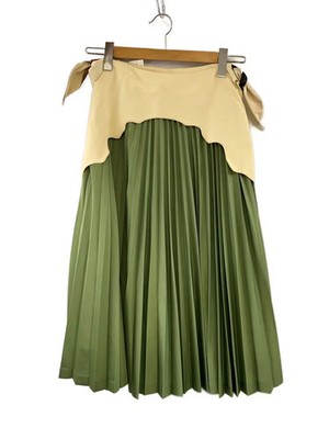 TOGA PULLA Skirt, Size 34, Polyester, Green, TP11-FG276