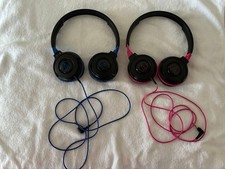Audio-Technica Headphones Black Pink & Black Blue Set
