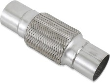 2.5''X6''universal stainless steel Exhaust Flex Pipe with Ends 10" 2.5  X6"/10"