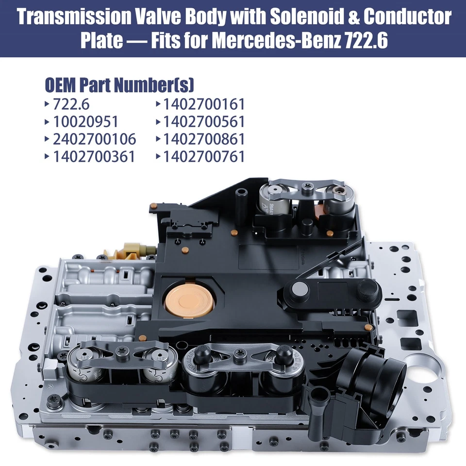 Cuerpo de válvula de transmisión con placa conductora 722.6 para Mercedes-Benz alta precisión Foto 2 de 4