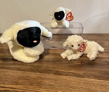 Ty Beanie & Buddy Chops the Lamb plus Tender set of 3 stuffed toy for Easter 
