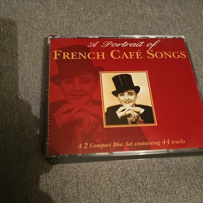 French Cafe Songs-A Portrait of (2CD) Charles Trenet, Edith Piaf, Jean Gabin,...