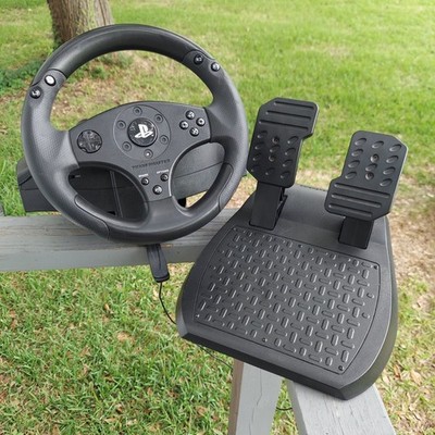 PS4/PS3 Thrustmaster T80 Racing Wheel & Pedals USB | Steering Wheel Set | Used