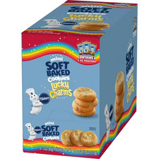 Pillsbury Mini Soft Baked Cookies Lucky Charms 6 Count 3 oz Pouches