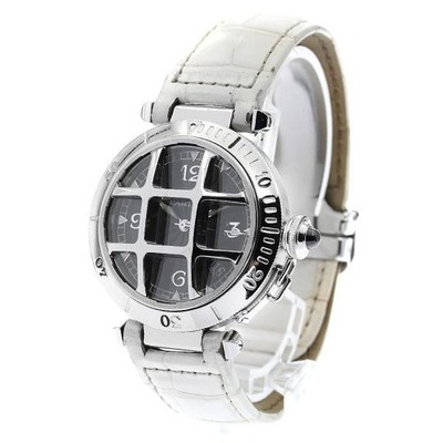 Cartier Pasha de 38mm Convex Grid W3106255 38mm Gray Dial Automatic Watch #C4913