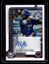 2025 Topps Pro Debut #PD-105 Rodney Green Base Autographs