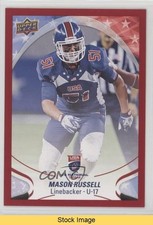 2017 Upper Deck USA Football Red Border Mason Russell #187 READ r6v