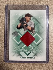 2024 Leaf Trinity Chris Cortez Rookie Relics Patch Player-Worn Jersey