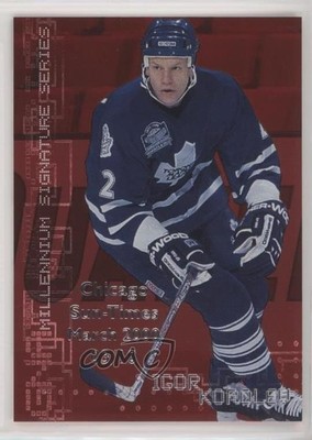 1999-00 ITG Be A Player Millennium Signature Series 3/10 Igor Korolev #231 1s8