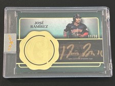 2025 Topps Five Star - Golden Graphs Jose Ramirez #GG-JRA Aqua /30 Jersey #11/30