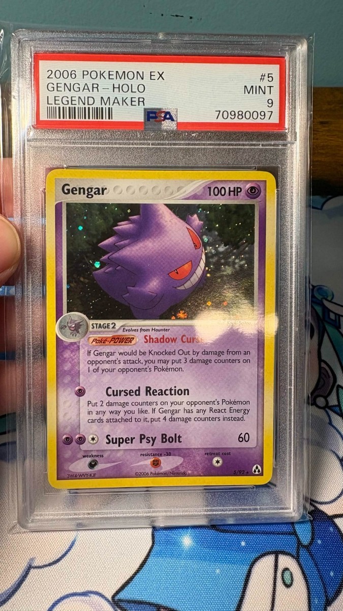 Pokemon Gengar EX Legend Maker Holo Rare #5 PSA 9 Mint | eBay Pokemon Gengar EX Legend Maker Holo Rare #5 PSA 9 Mint | eBay
