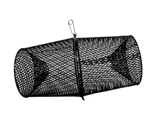 Frabill Torpedo Minnow Trap, Mesh, Black,Durable Construction,Efficient Design