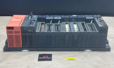 PREOWNED- Mitsubishi MELSEC Power Supply, CPU And Processor Module Assembly