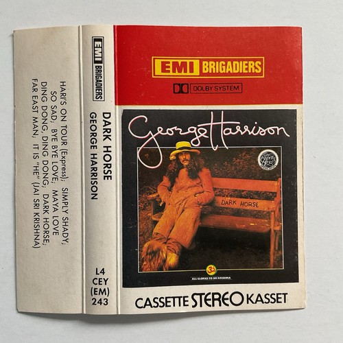GEORGE HARRISON - Dark Horse - Cassette Tape - South Africa ~ EMI / Brigadiers - Foto 7 di 7