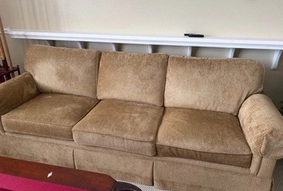 Beautiful Henredon Upholstery Collection Gold Couch | eBay