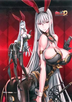 AmiAmi Ques Q Selvaria Bles Bunny Spy Ver A3 Tapestry Valkyria Chronicles Duel