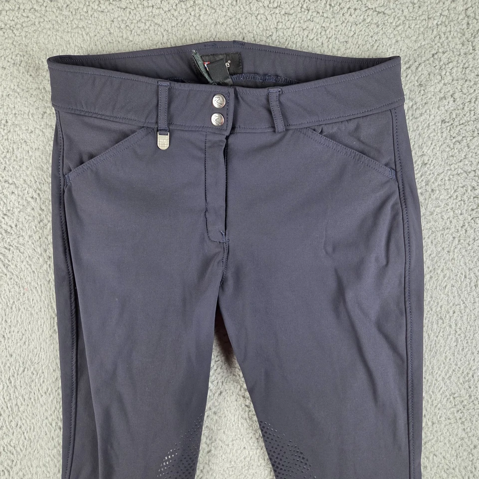 Horze Grand Prix Breeches Ladies Size 30 Blue - Image 2 of 4