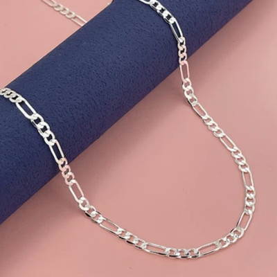 Kette Silber Mesh ''Figaro'' - 3 mm - Diff. längen -ca. aus Frankreich sofort