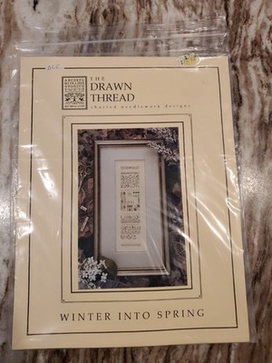 Vintage The Drawn Thread Cross Stitch Kit - Winter Into Spring
