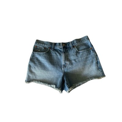 Madewell Womens 29 Relaxed Denim Shorts Frayed Hem Casual Summer