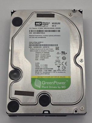 Western Digital WD20EURX 2TB Green Power 3.5''