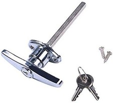 Garage Door Lock" T" Handle Assembly- Keyed