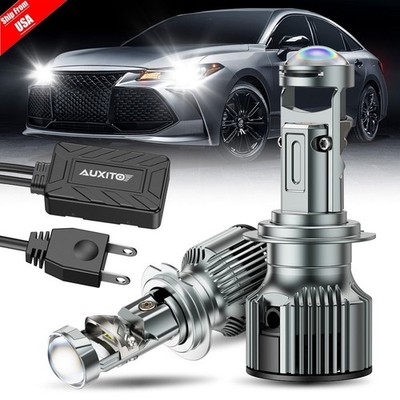 H7 Bi-LED Projector Lens 100W 50000LM High Low Headlight Bulbs Kit Retrofit LHD