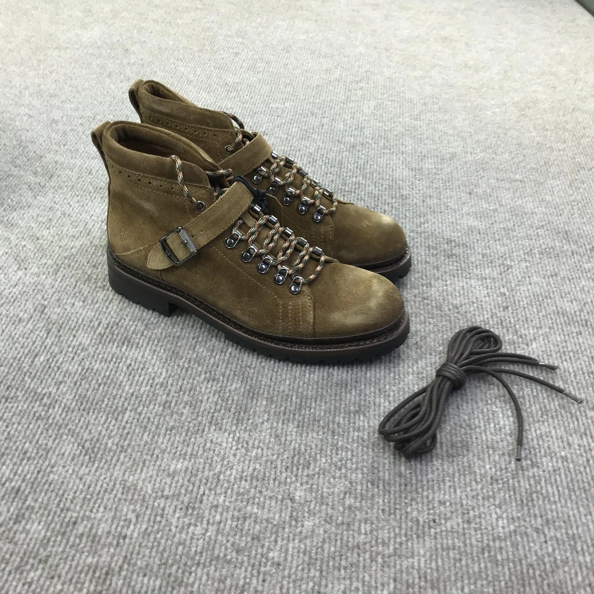 Frye Suede Hiking Boots Brown Men’s Size 11.5 D USA Lace Up Outdoor Brown Frye Lace Up Boots for Men for Sale | Shop New & Used  main image 2
