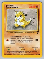 Sandshrew 91/130 Base Set 2 Common