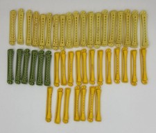 VTG Lot of 44 Hair Rollers Curlers Plastic Perm Rods Grannycore Spin Curler