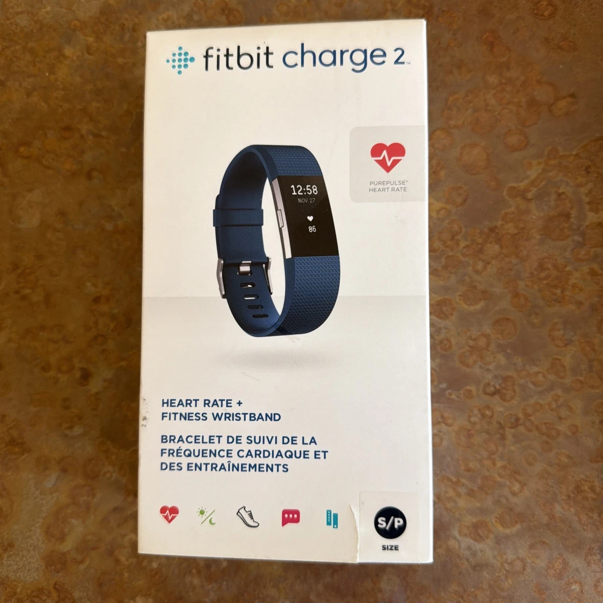 AISPORTS Cinturino In Pelle Per Fitbit Charge 2 - Morbido, Regolabile, Con Fibbia In Acciaio Inox, Adatto A Uomo E Donna