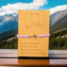 Cross Promise Bracelet Women/Men and Kids All Colors One size fits All