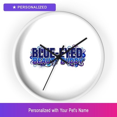 Custom Ragdoll Cat Mom Wall Clock Personalized Pet Name Home Decor Dog Owner