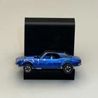 Red line Hot Wheels Custom Blue Camaro HK, Blue Interior Original Sweet 16 Car