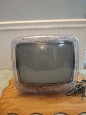 KTV Clear Jail Prison 13" Secure View TV Tested No Remote See Photos 