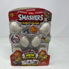 ZURU Smashers Dino Island 8-Pack Mini Eggs, Multicolor