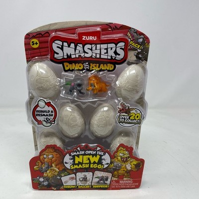 ZURU Smashers Dino Island 8-Pack Mini Eggs, Multicolor