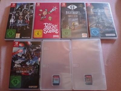 7 TOP Nintendo Switch Spielesammlung Donkey Kong,Kühne Knappe,Little Nightmares!